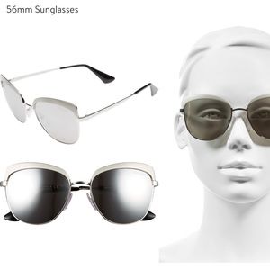 Prada Mirrored Silver Sunglasses